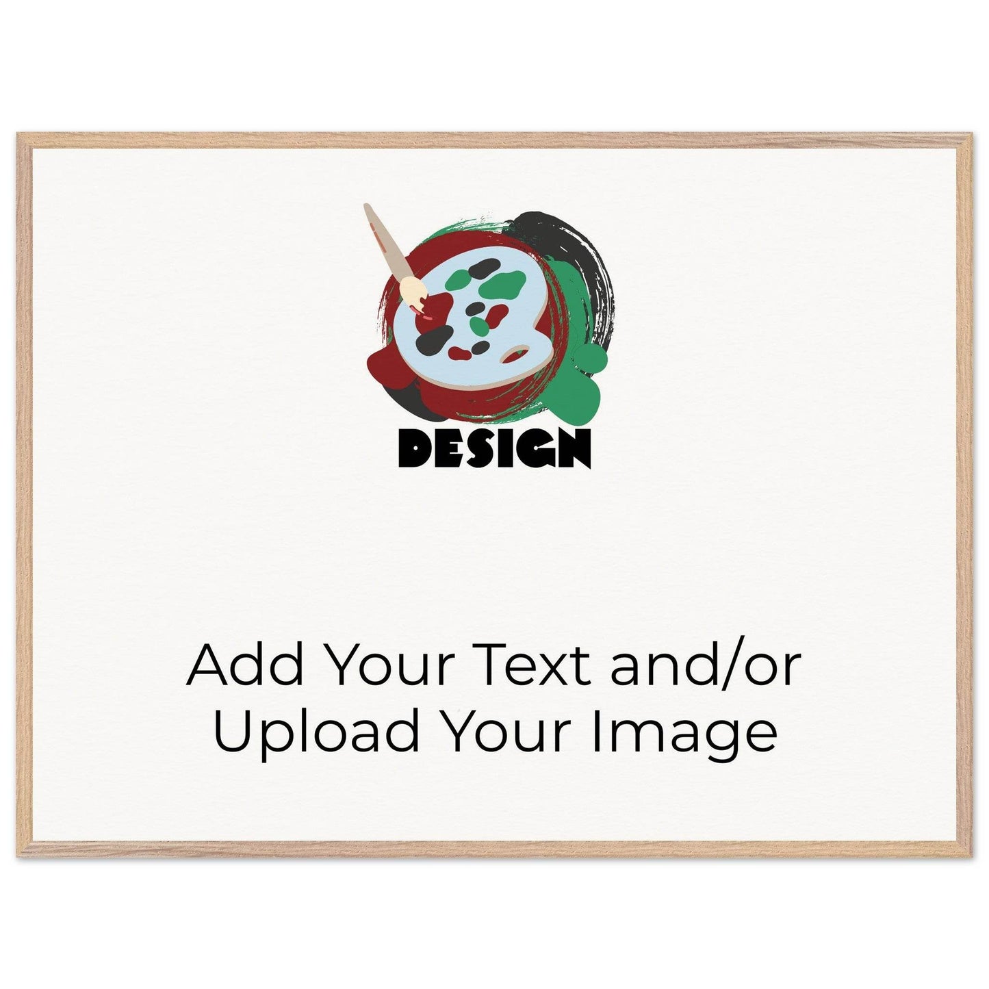 Personalised Premium Wooden Framed Poster With Museum-Quality Matte Paper - The Aesthete