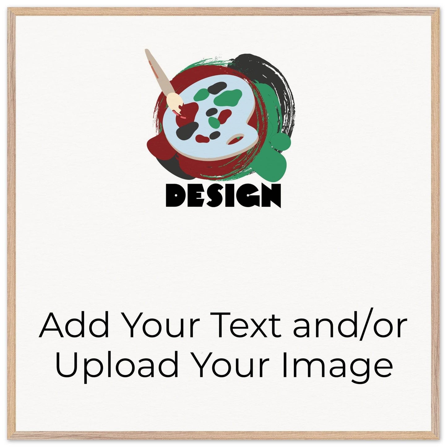 Personalised Premium Wooden Framed Poster With Museum-Quality Matte Paper - The Aesthete