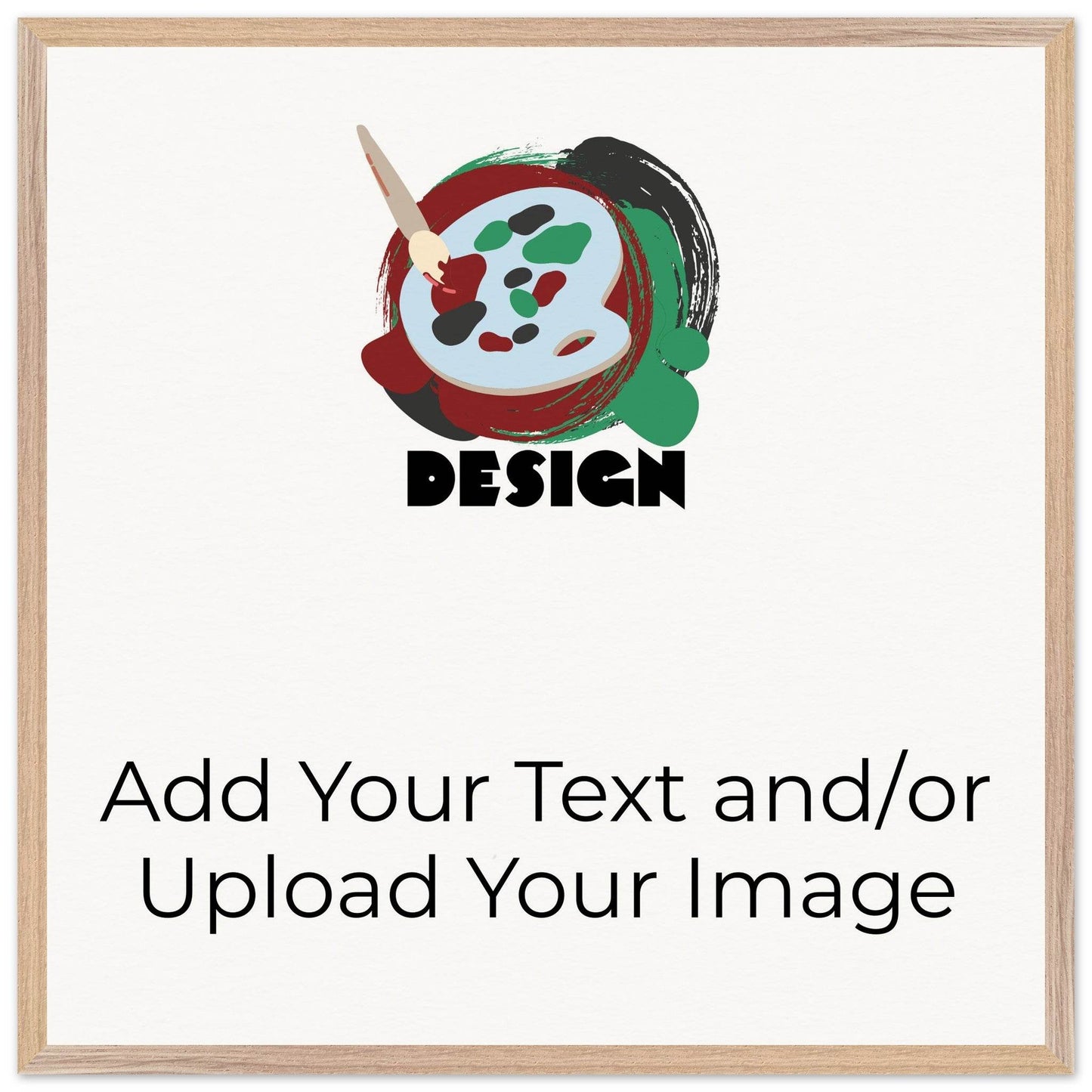 Personalised Premium Wooden Framed Poster With Museum-Quality Matte Paper - The Aesthete