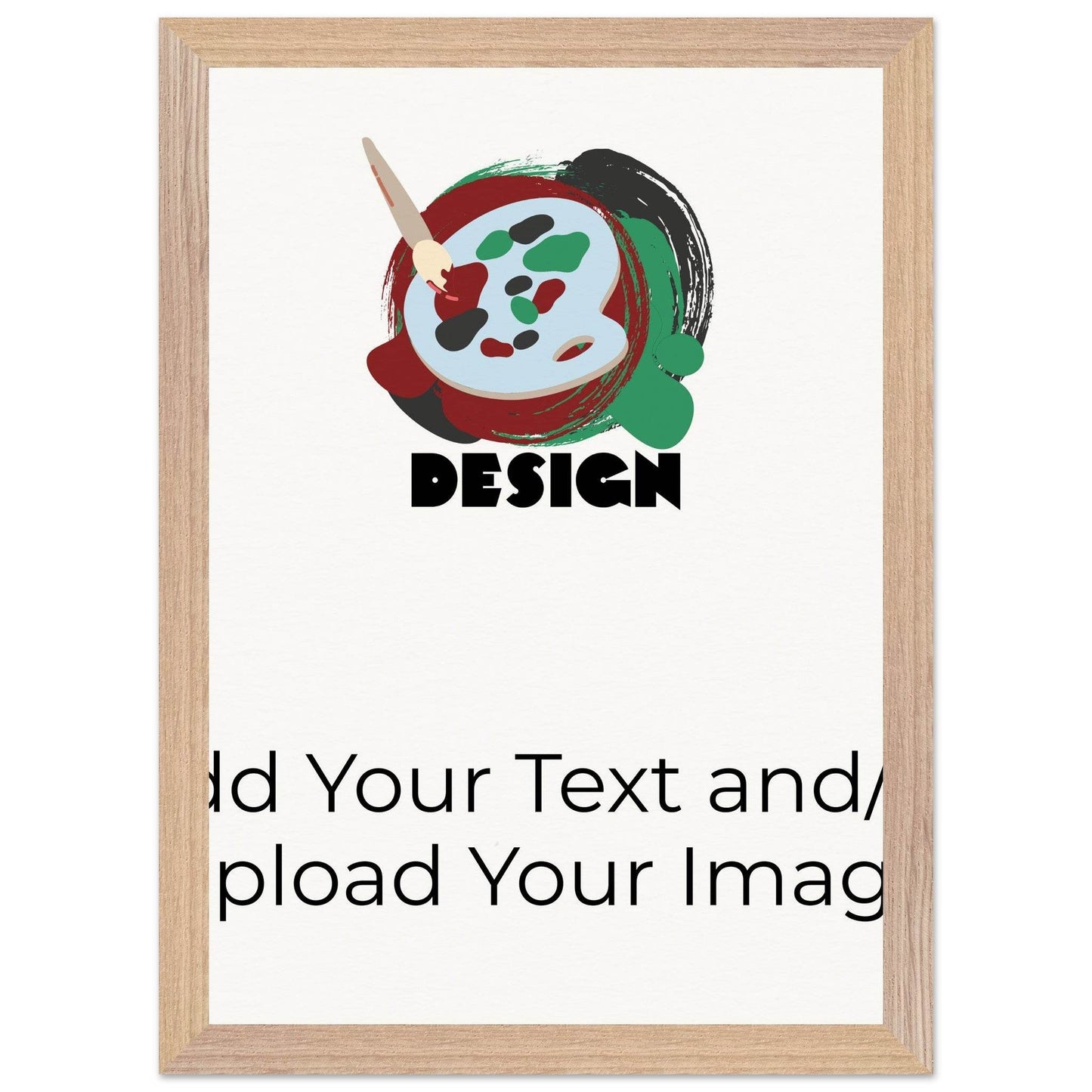Personalised Premium Wooden Framed Poster With Museum-Quality Matte Paper - The Aesthete
