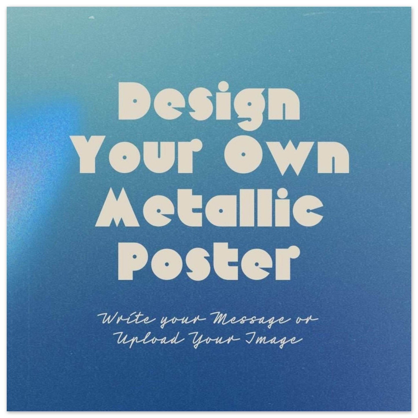 Custom-Made Metal Poster (Aluminum Print) - The Aesthete