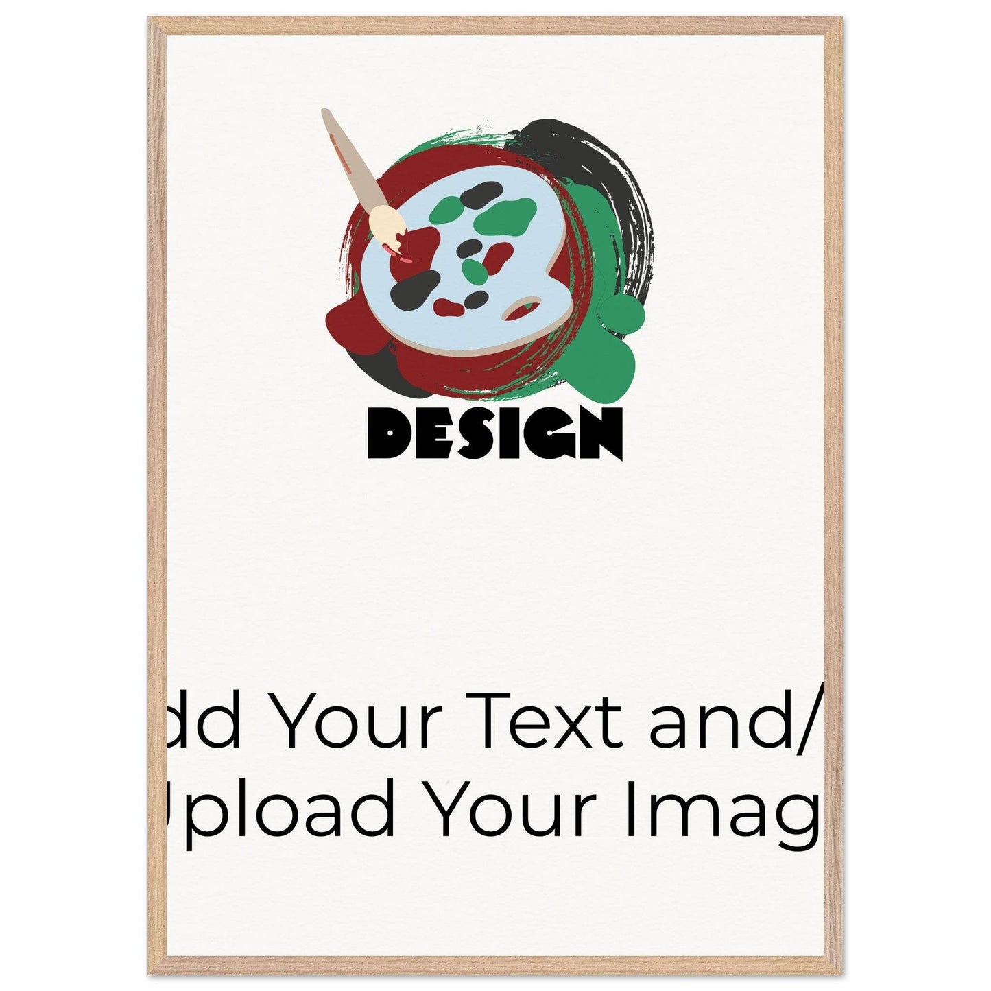 Personalised Premium Wooden Framed Poster With Museum-Quality Matte Paper - The Aesthete
