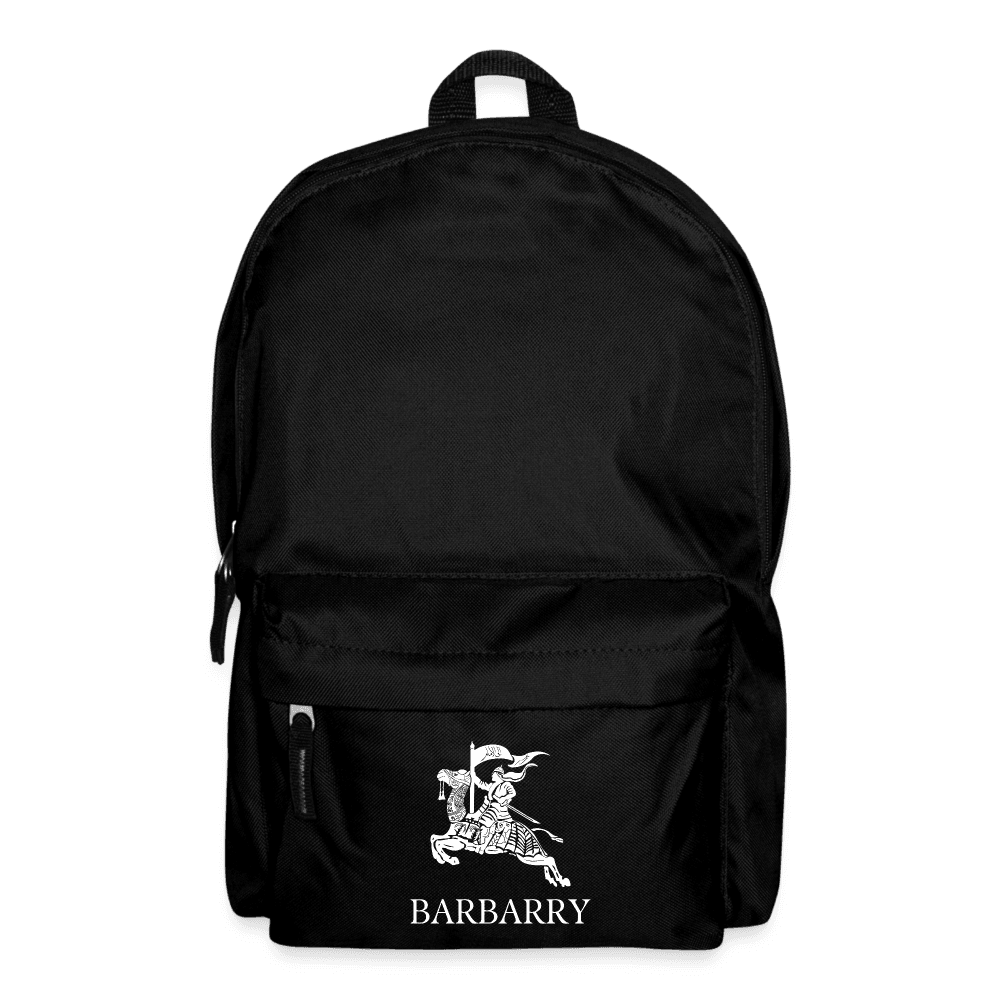 Barbarry Backpack (Black Edition): Heritage Meets Style - The Aesthete