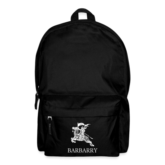 Barbarry Backpack (Black Edition): Heritage Meets Style - The Aesthete