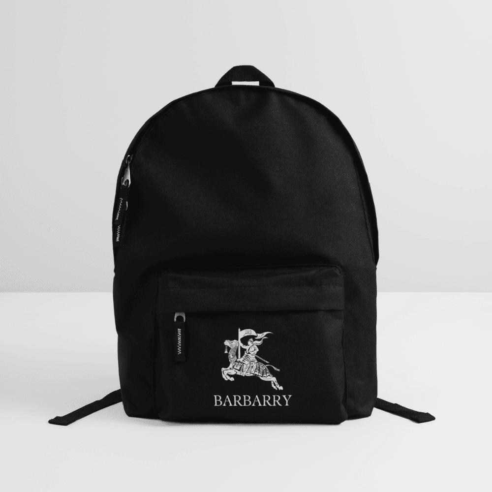 Barbarry Backpack (Black Edition): Heritage Meets Style - The Aesthete