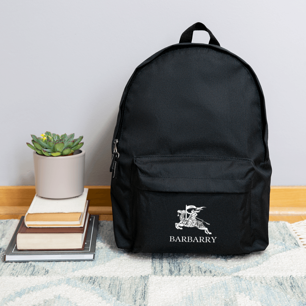 Barbarry Backpack (Black Edition): Heritage Meets Style - The Aesthete