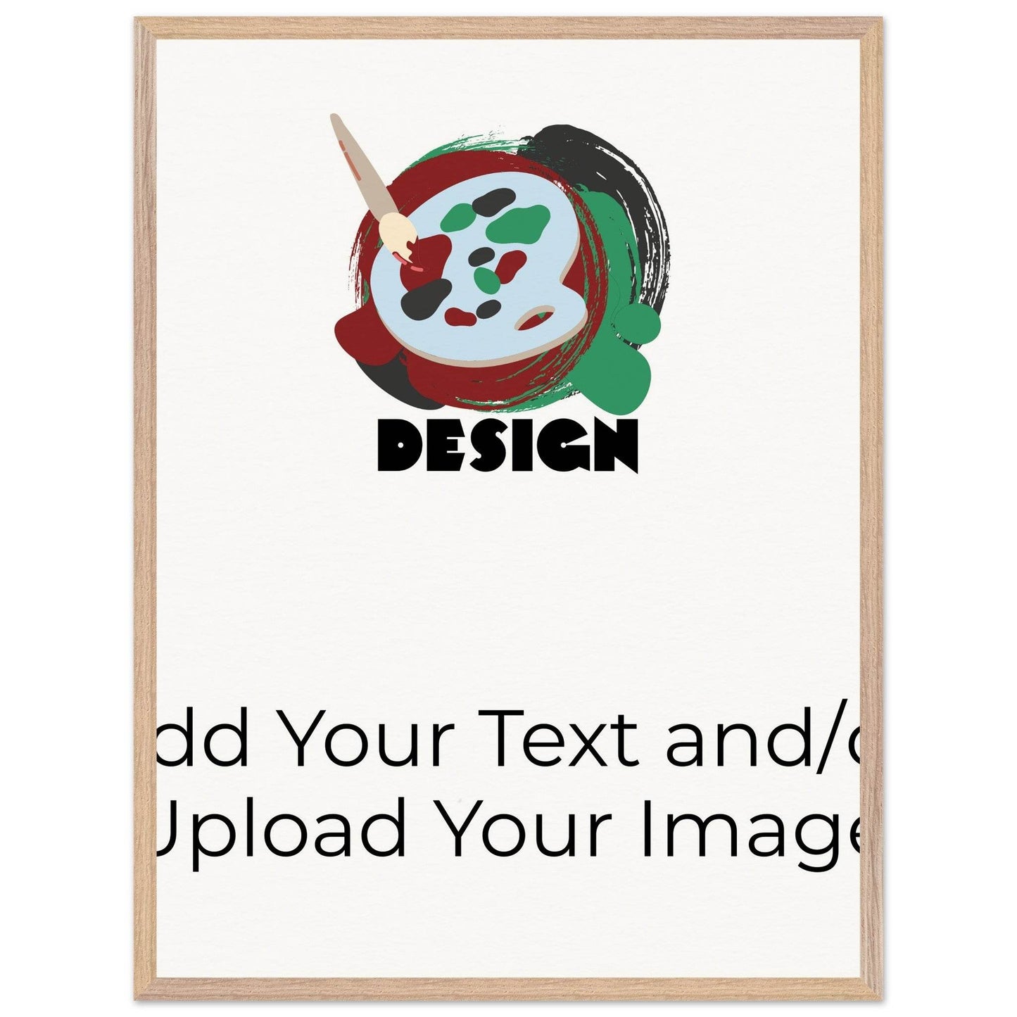 Personalised Premium Wooden Framed Poster With Museum-Quality Matte Paper - The Aesthete