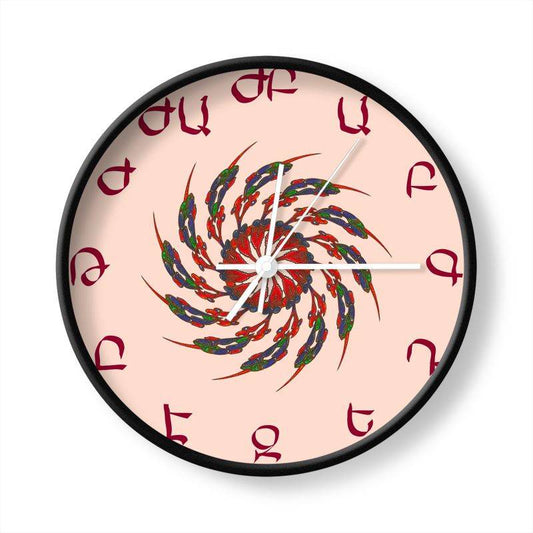 The Armenian Swirl Wall Clock - Exceptional Elegance - The Aesthete