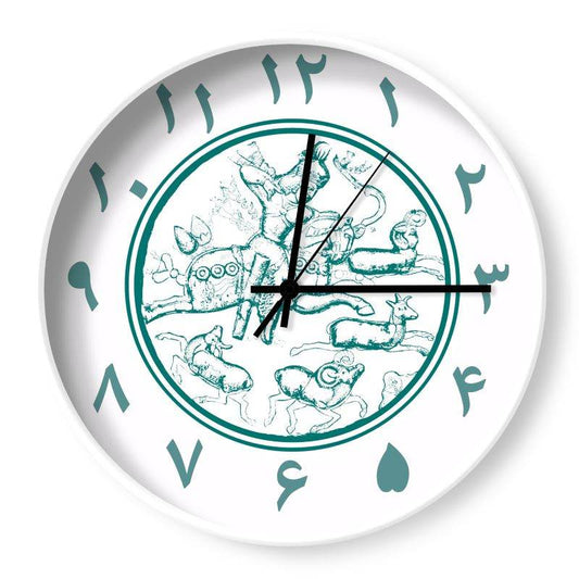 ‘Prince of Persia’ - Art Clock with Persian Numbers - The Aesthete