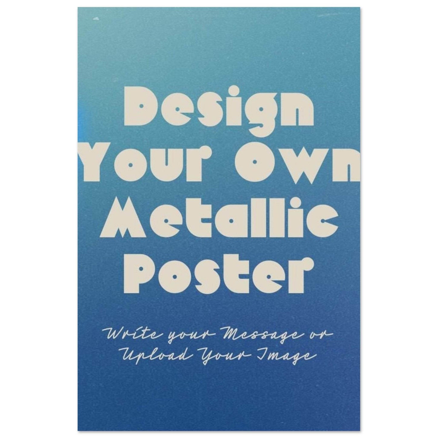 Custom-Made Metal Poster (Aluminum Print) - The Aesthete