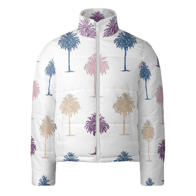Limited Edition Palm Tree Puffer Jacket - The Aesthete