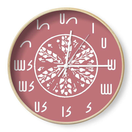 Echoes of Petra: Nabataean Numerals Art Clock - The Aesthete