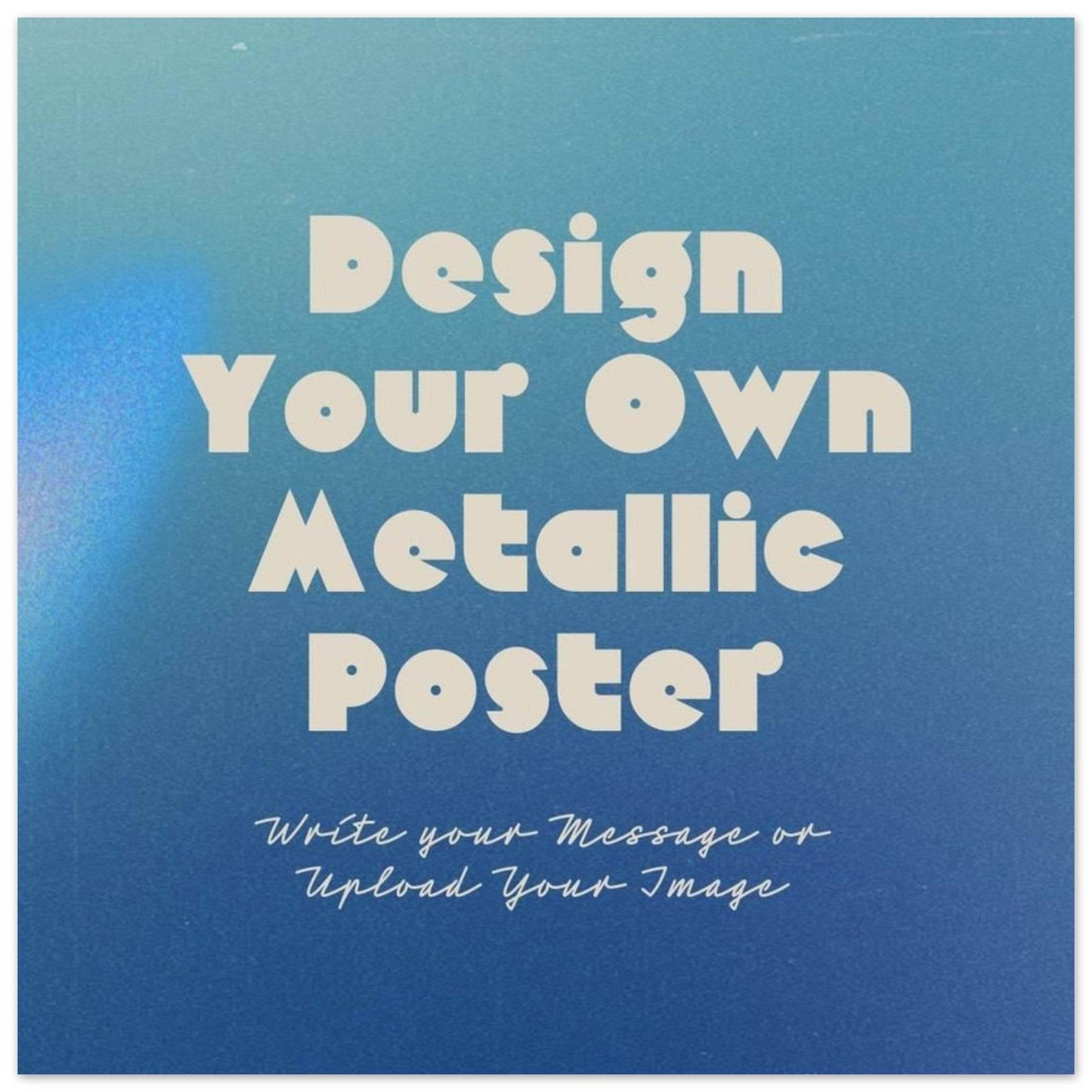 Custom-Made Metal Poster (Aluminum Print) - The Aesthete