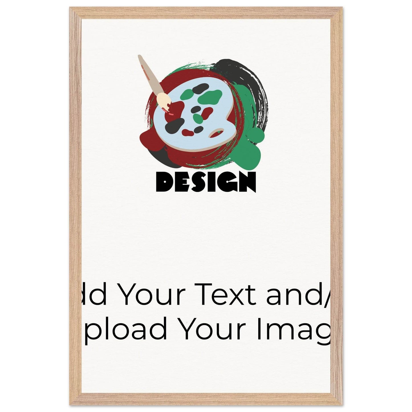 Personalised Premium Wooden Framed Poster With Museum-Quality Matte Paper - The Aesthete