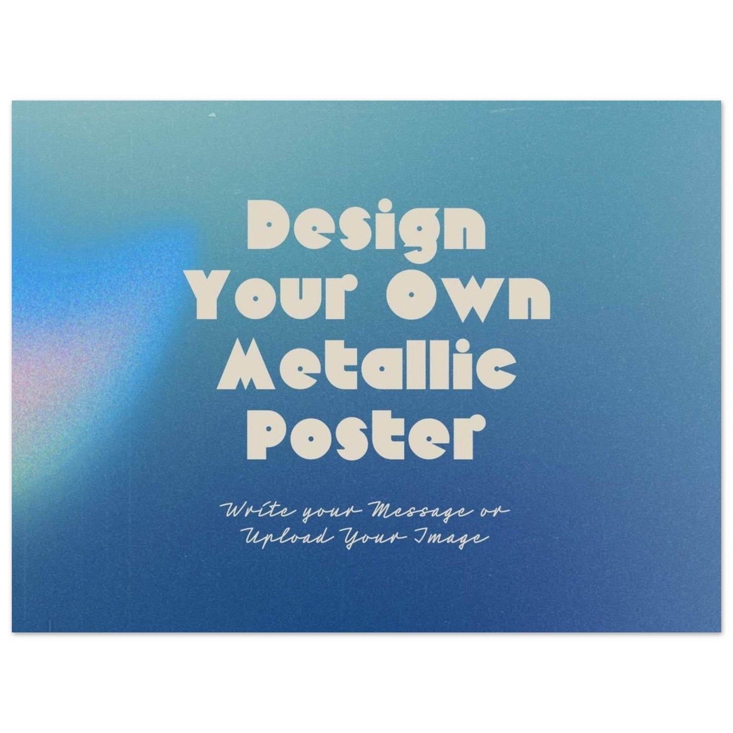 Custom-Made Metal Poster (Aluminum Print) - The Aesthete