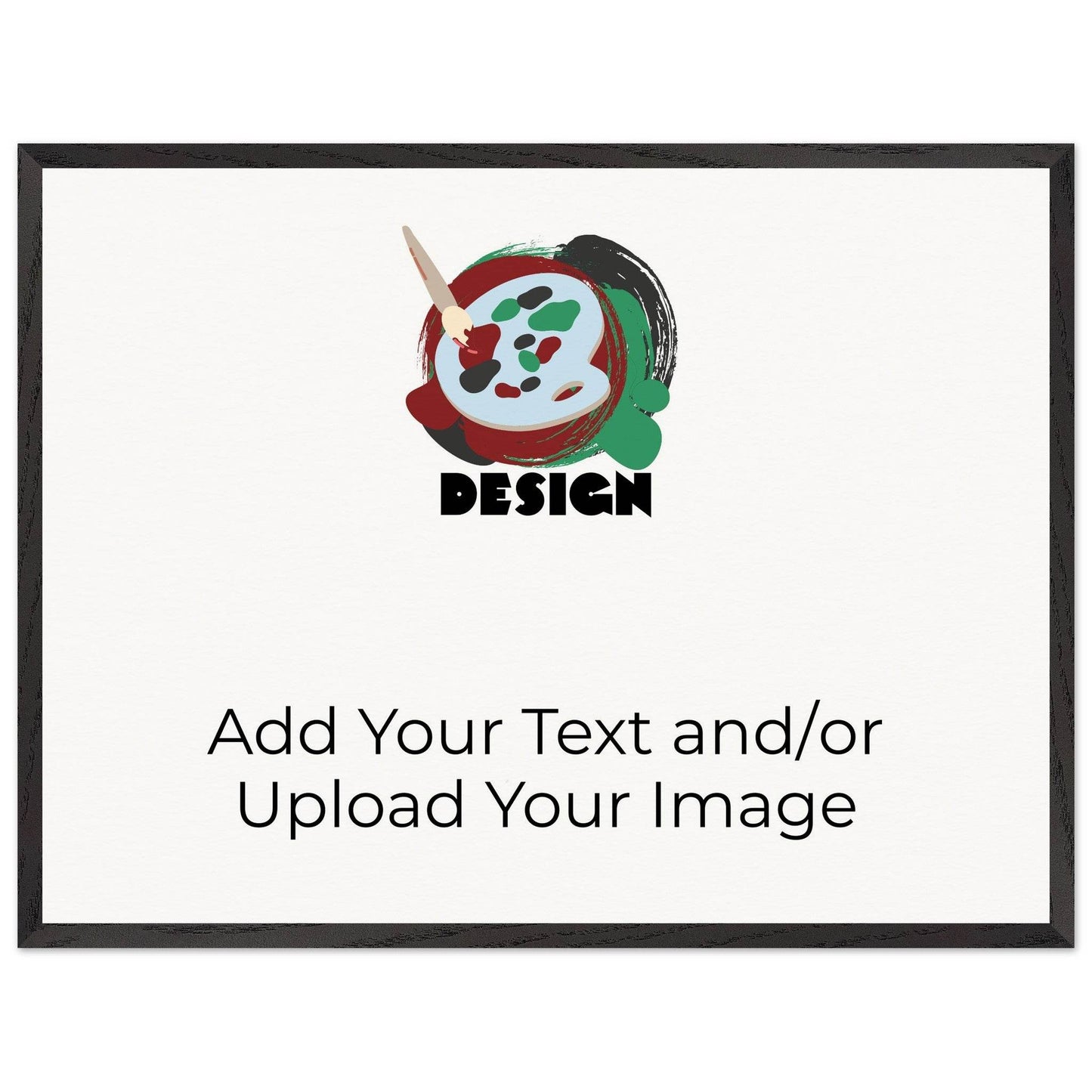 Personalised Premium Wooden Framed Poster With Museum-Quality Matte Paper - The Aesthete