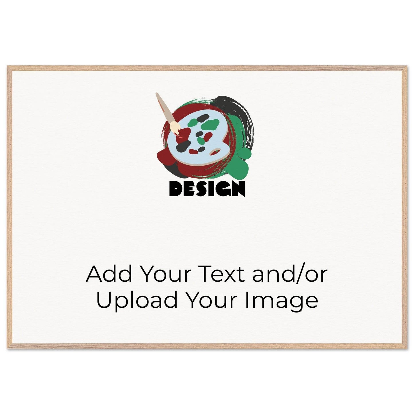 Personalised Premium Wooden Framed Poster With Museum-Quality Matte Paper - The Aesthete