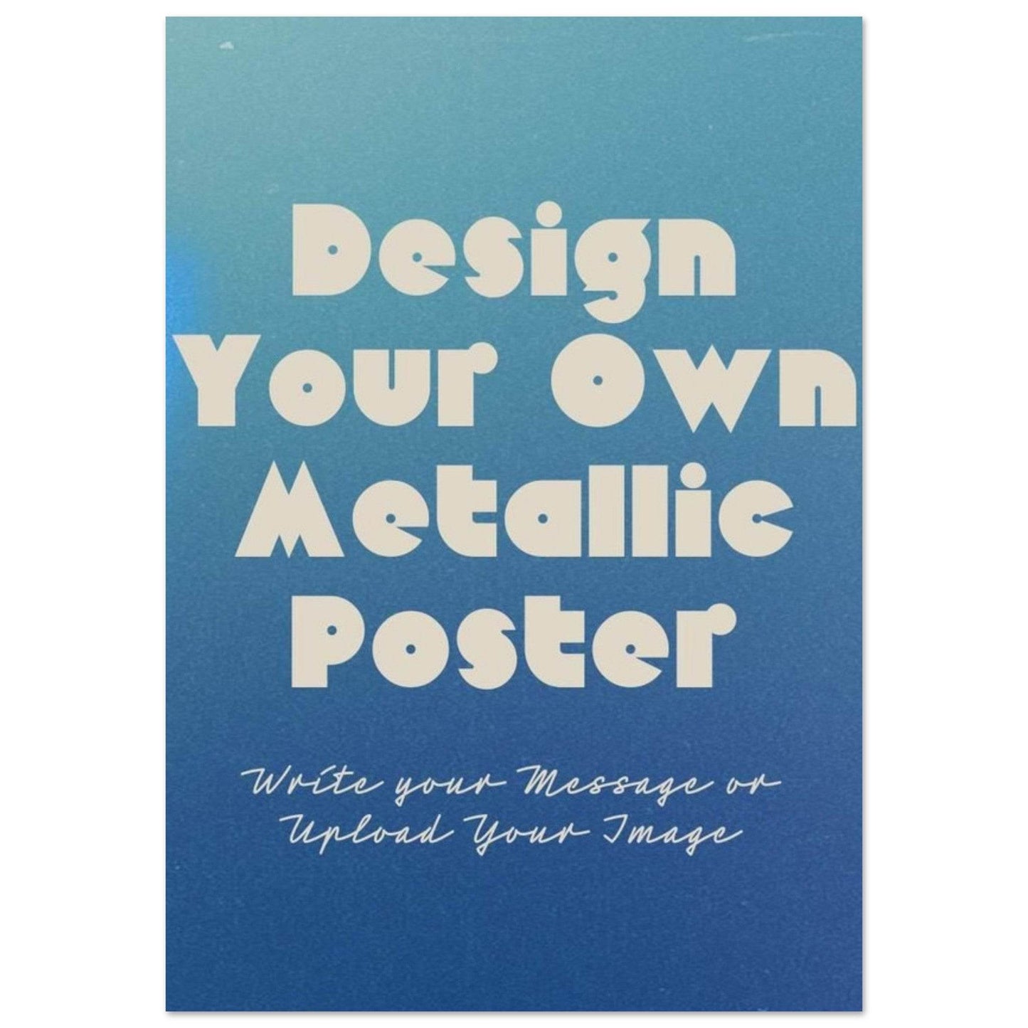 Custom-Made Metal Poster (Aluminum Print) - The Aesthete