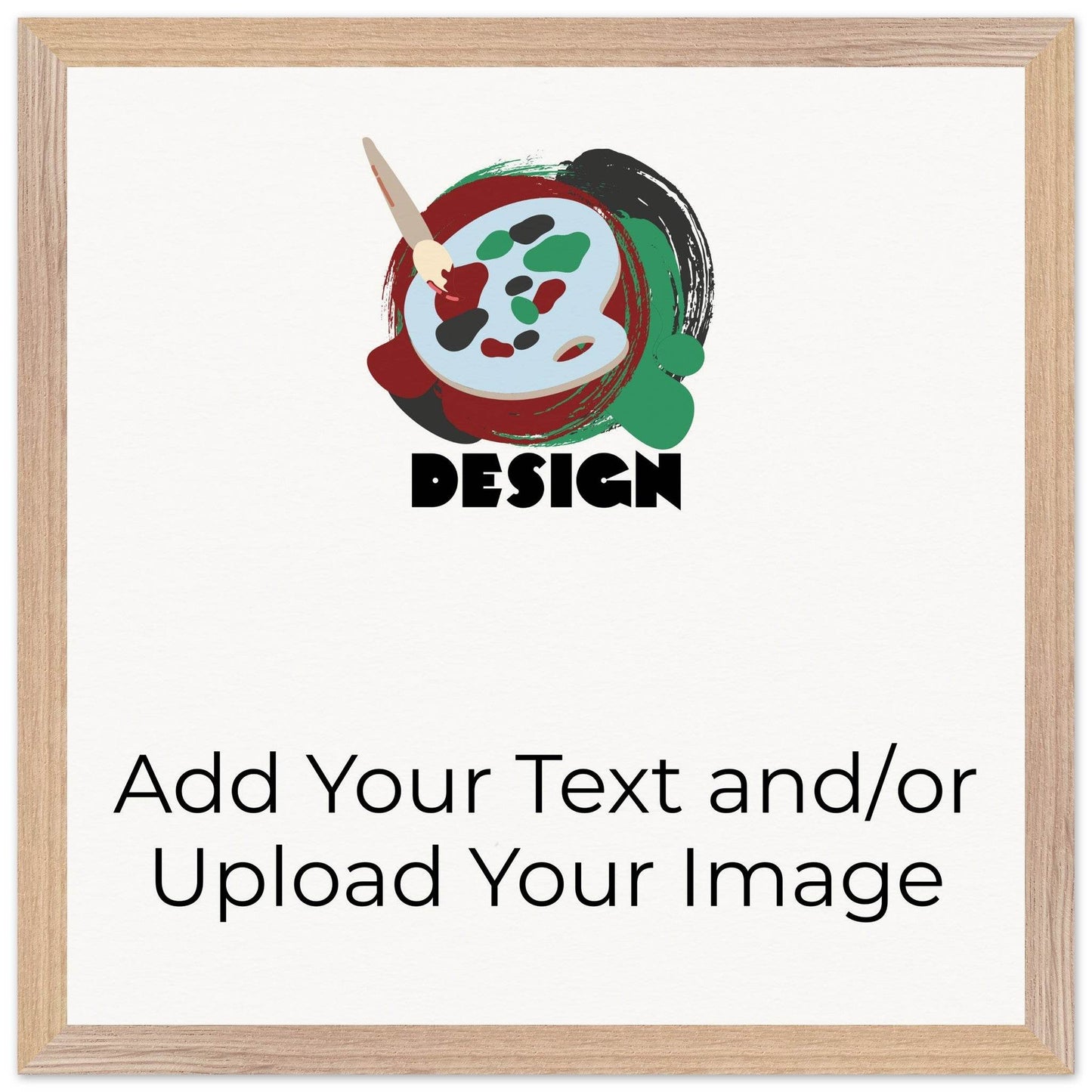 Personalised Premium Wooden Framed Poster With Museum-Quality Matte Paper - The Aesthete