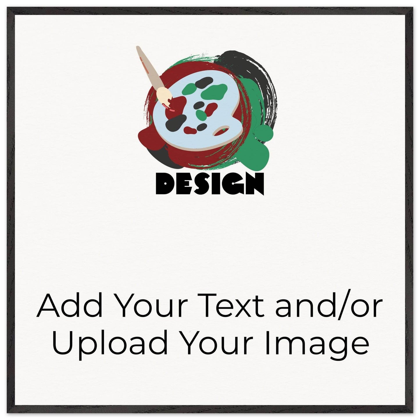 Personalised Premium Wooden Framed Poster With Museum-Quality Matte Paper - The Aesthete