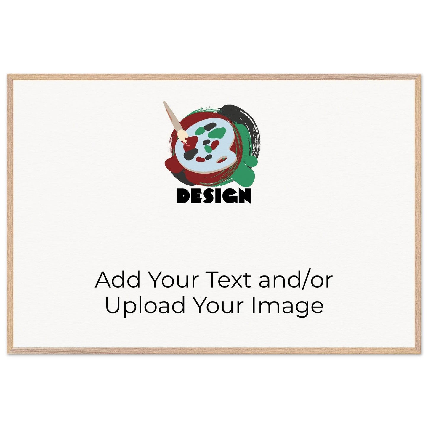Personalised Premium Wooden Framed Poster With Museum-Quality Matte Paper - The Aesthete