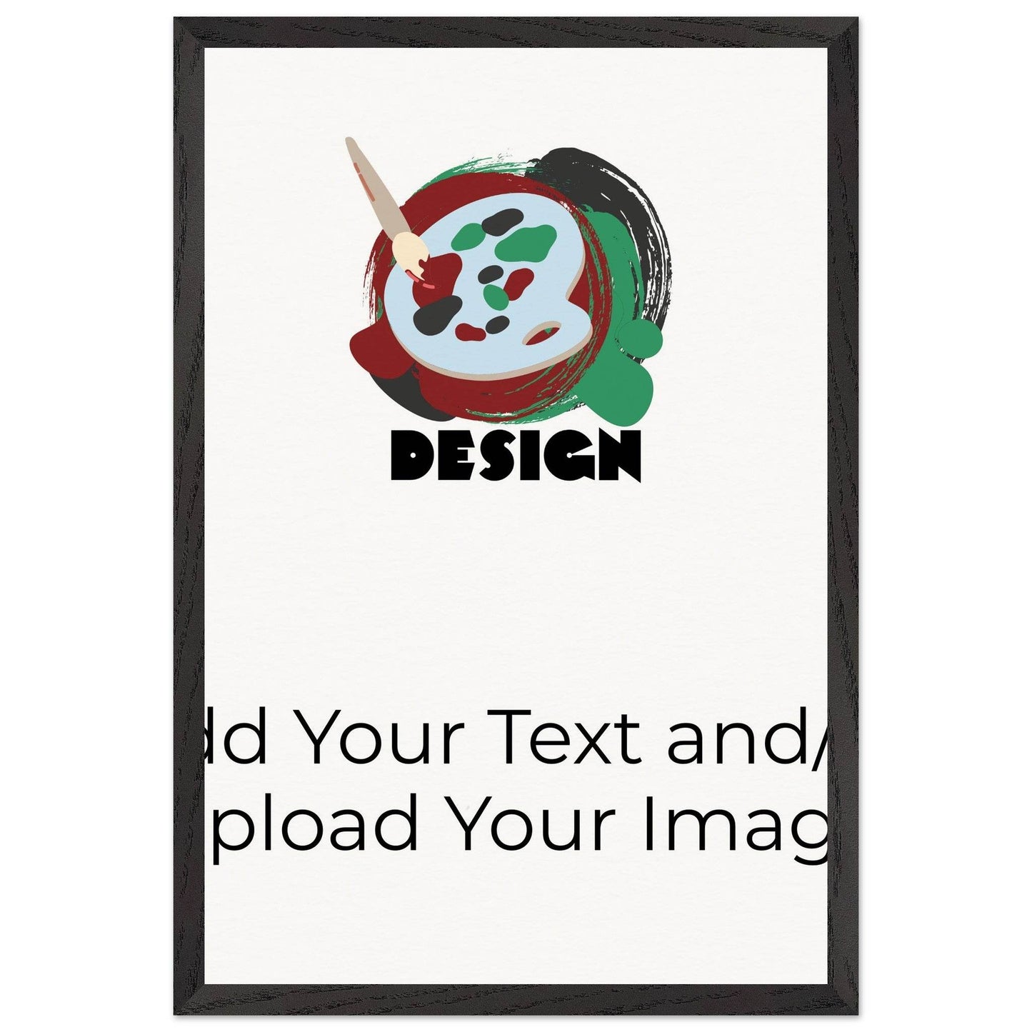 Personalised Premium Wooden Framed Poster With Museum-Quality Matte Paper - The Aesthete