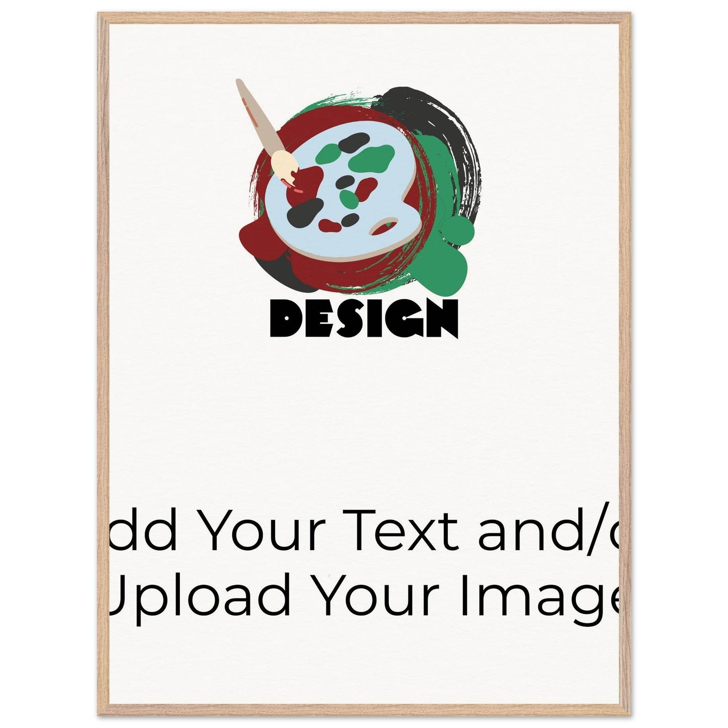 Personalised Premium Wooden Framed Poster With Museum-Quality Matte Paper - The Aesthete