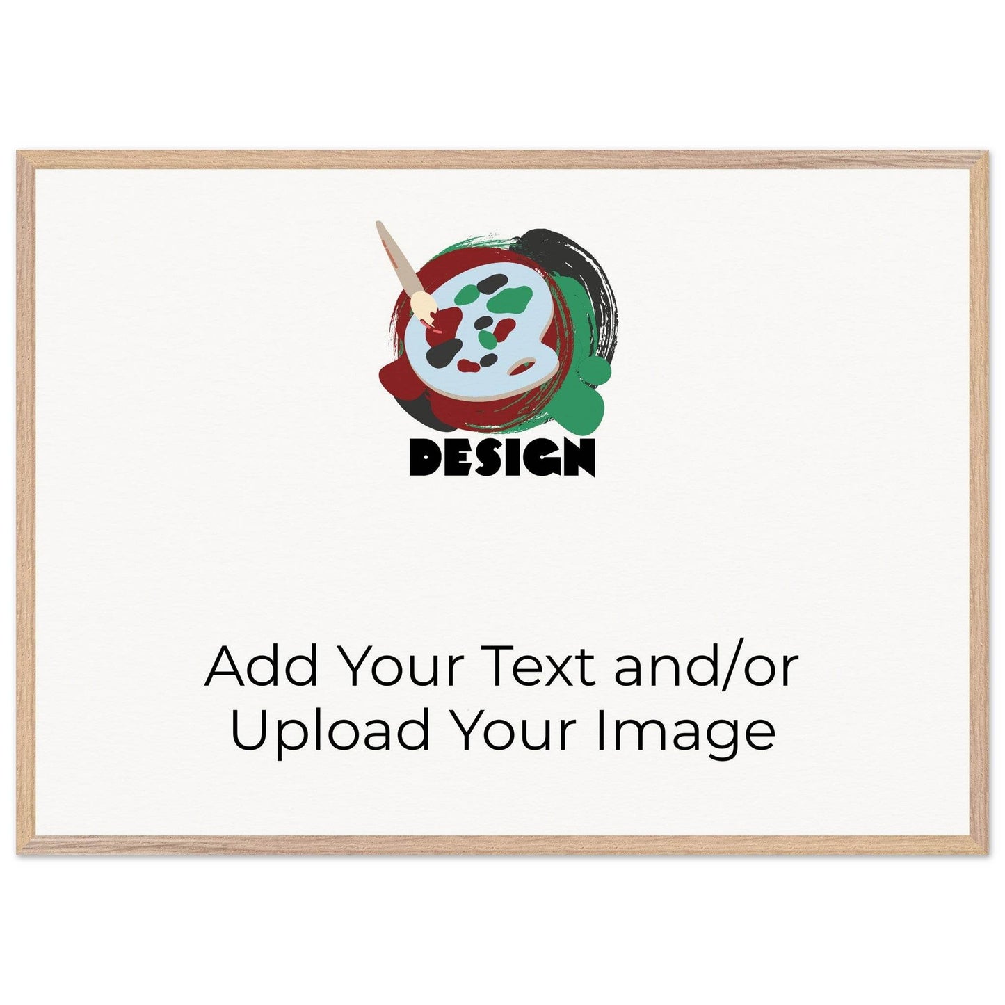 Personalised Premium Wooden Framed Poster With Museum-Quality Matte Paper - The Aesthete