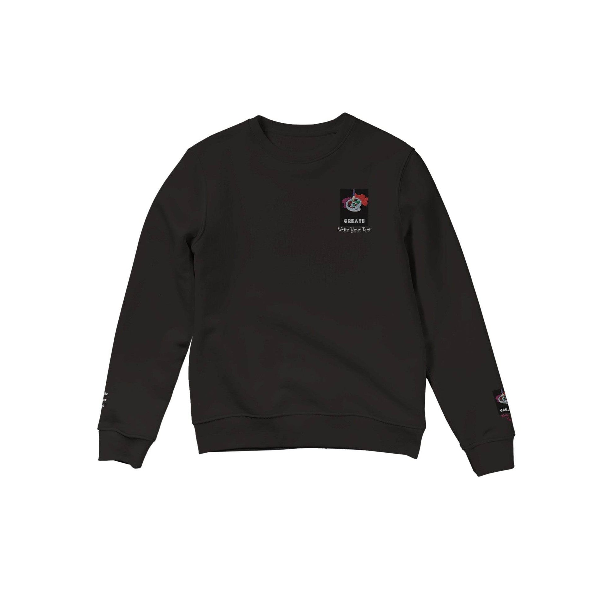 Organic Unisex Crewneck Sweatshirt - Embroidered with Your Personal Touch - The Aesthete