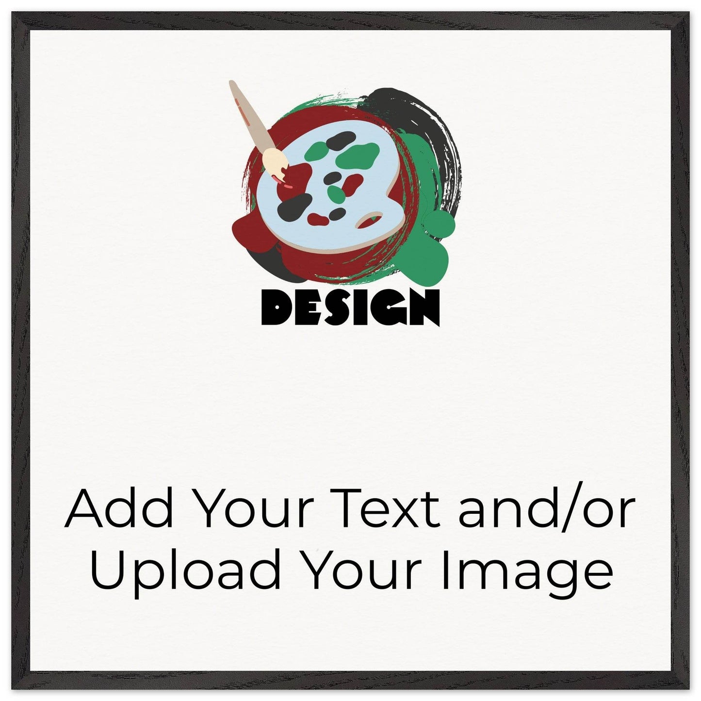 Personalised Premium Wooden Framed Poster With Museum-Quality Matte Paper - The Aesthete