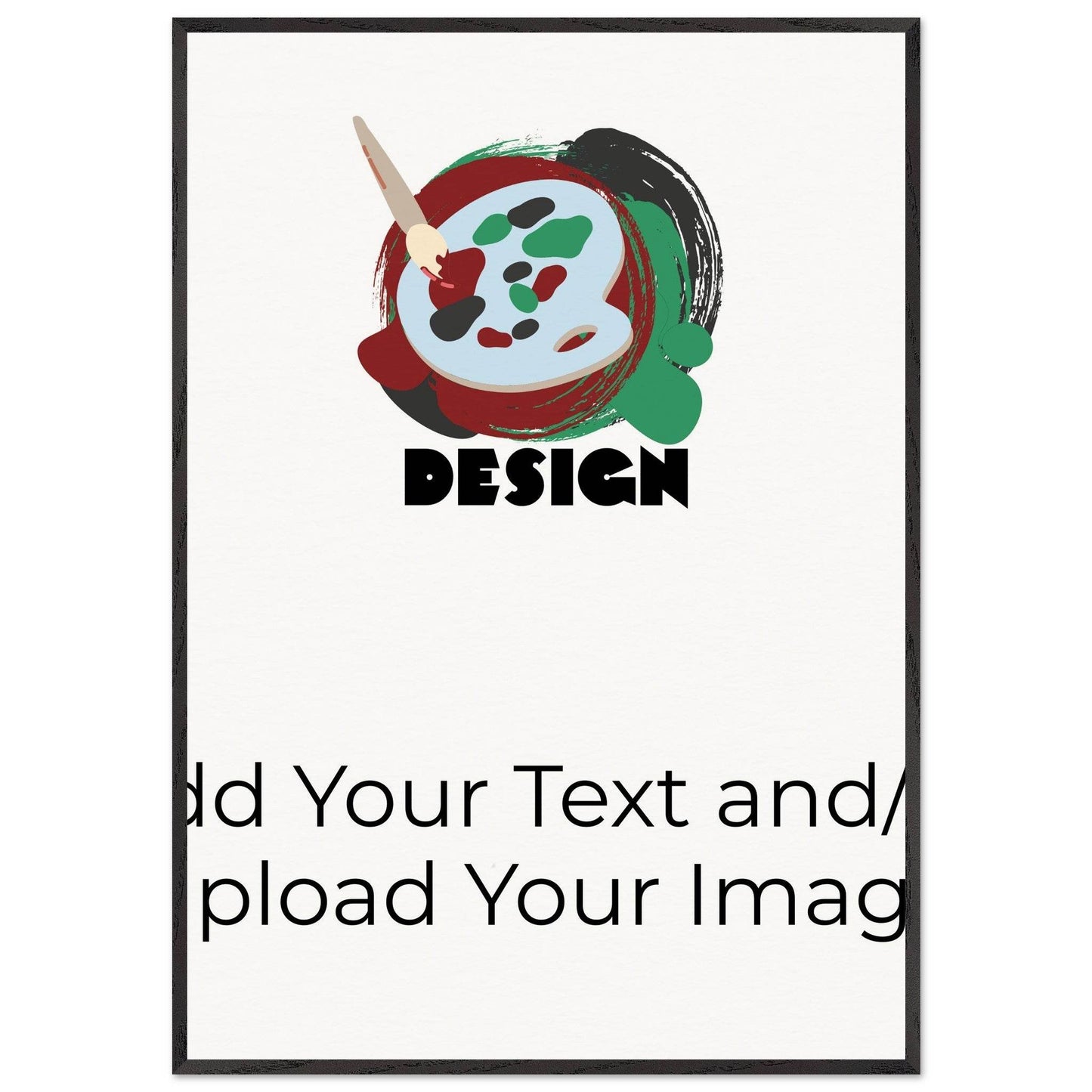 Personalised Premium Wooden Framed Poster With Museum-Quality Matte Paper - The Aesthete