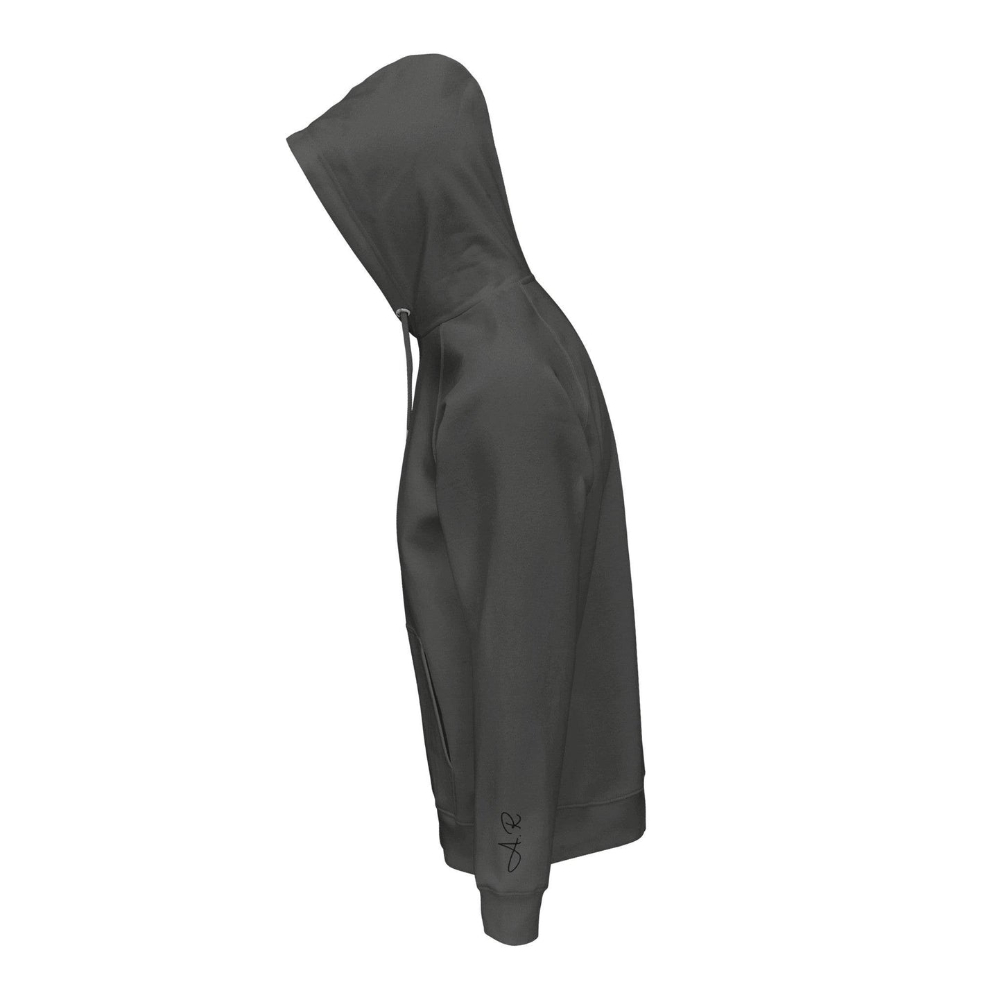 Organic Hoodie with Aesthete Winged-Artist Logo – Personalised Initials Option - The Aesthete