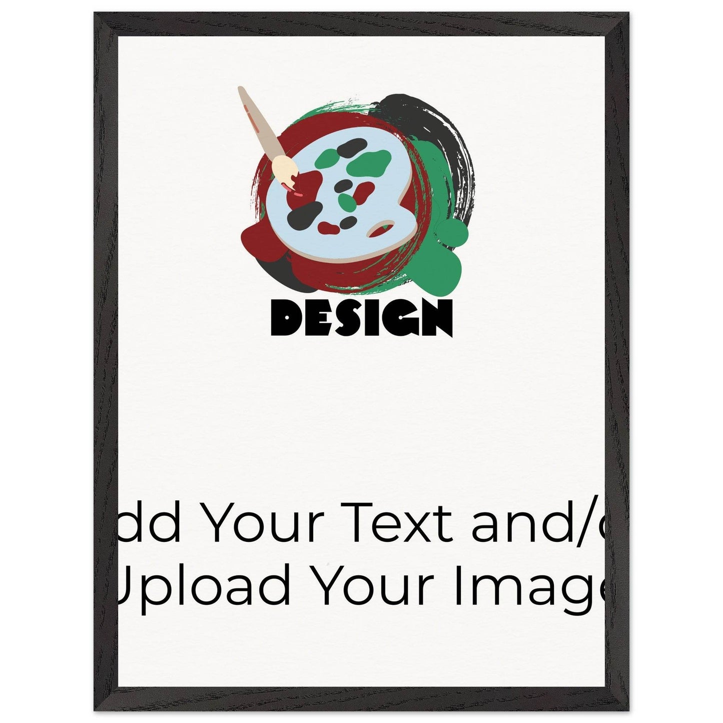 Personalised Premium Wooden Framed Poster With Museum-Quality Matte Paper - The Aesthete