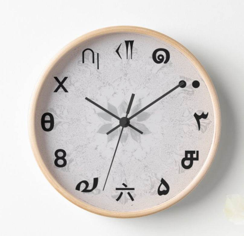 Lotus of Time: Universal Numeral Clock - The Aesthete