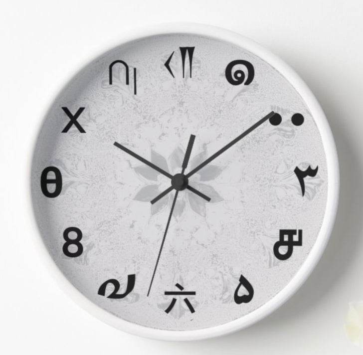 Lotus of Time: Universal Numeral Clock - The Aesthete