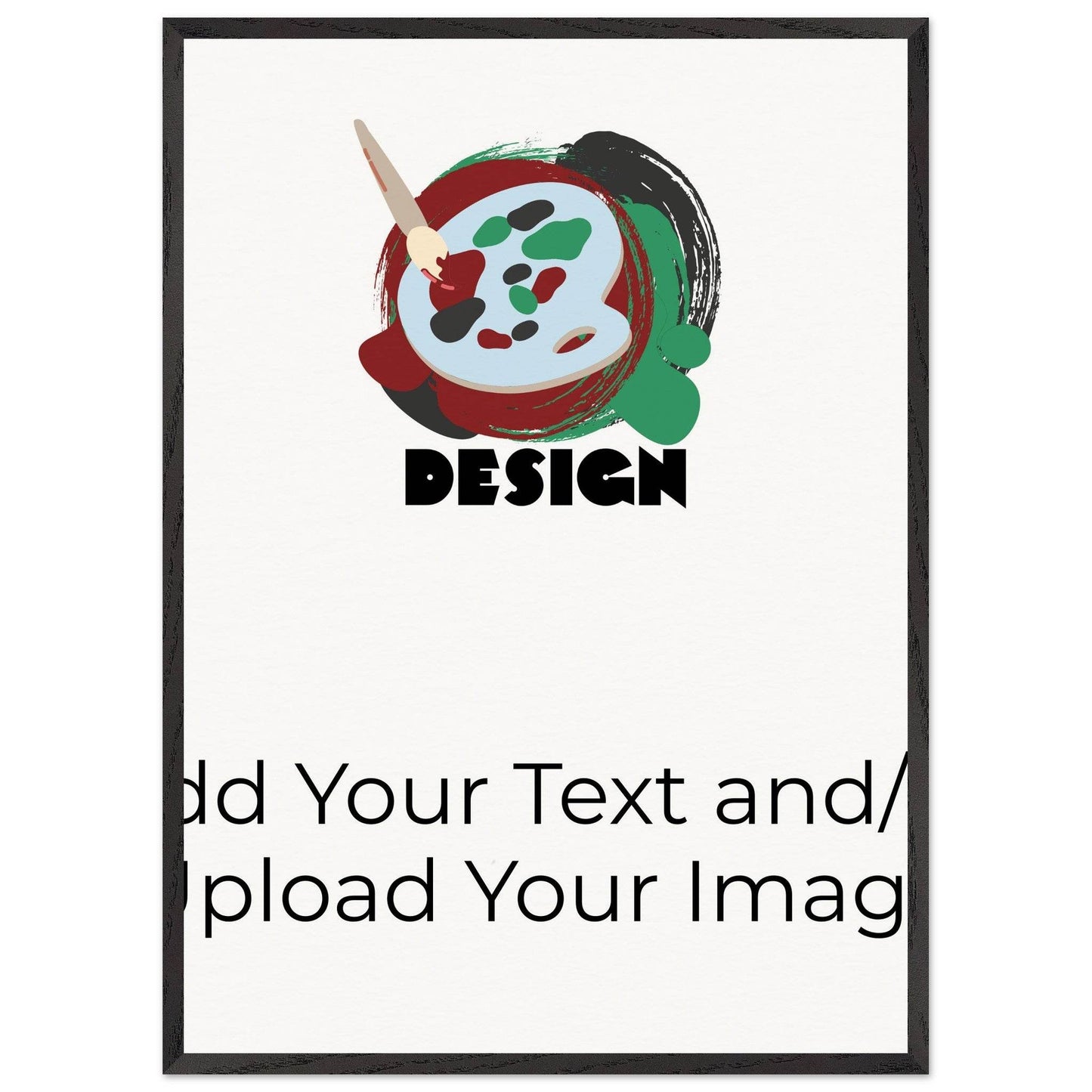 Personalised Premium Wooden Framed Poster With Museum-Quality Matte Paper - The Aesthete