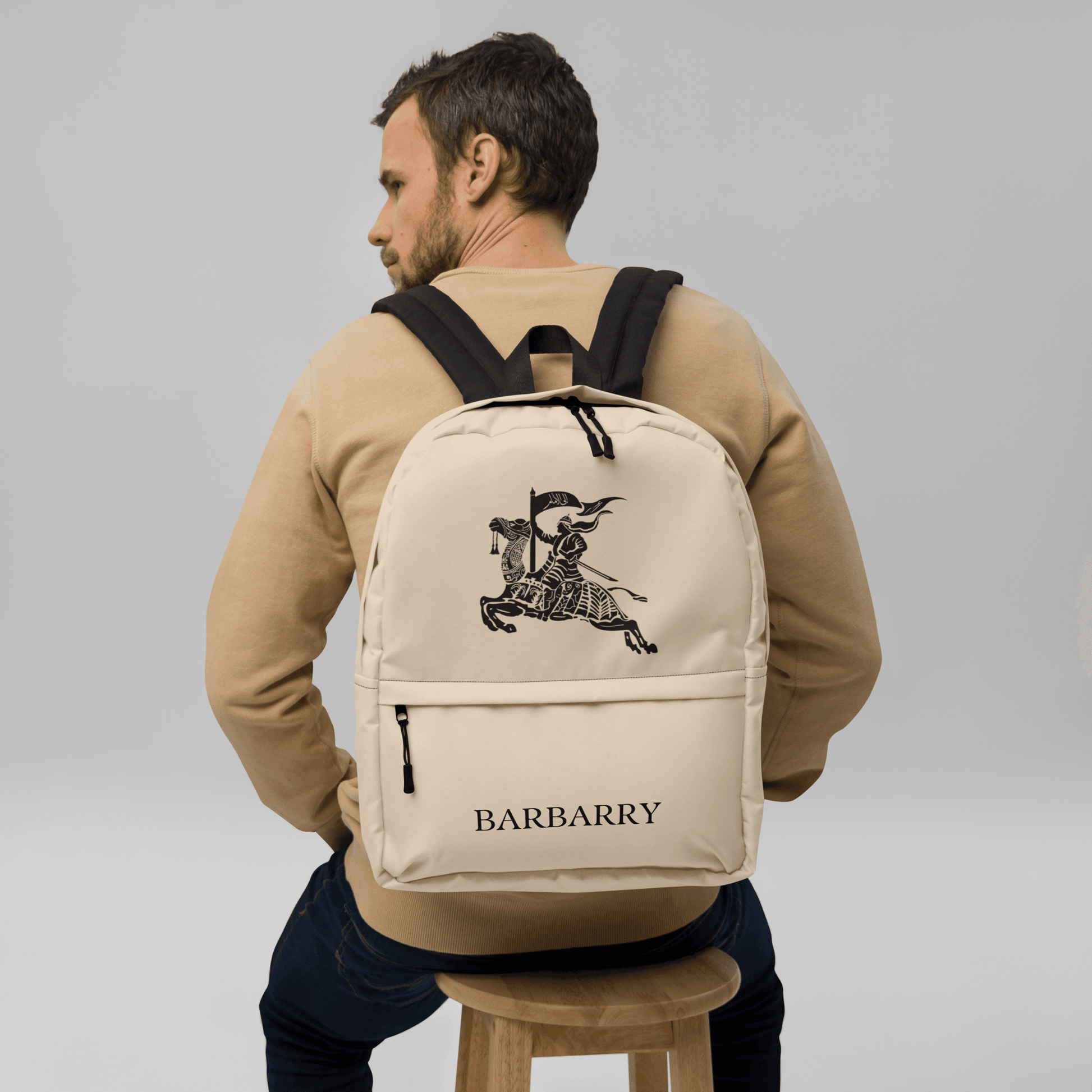 Barbarry Backpack | Premium Biege Edition | Heritage Reimagined in Modern Luxury - The Aesthete