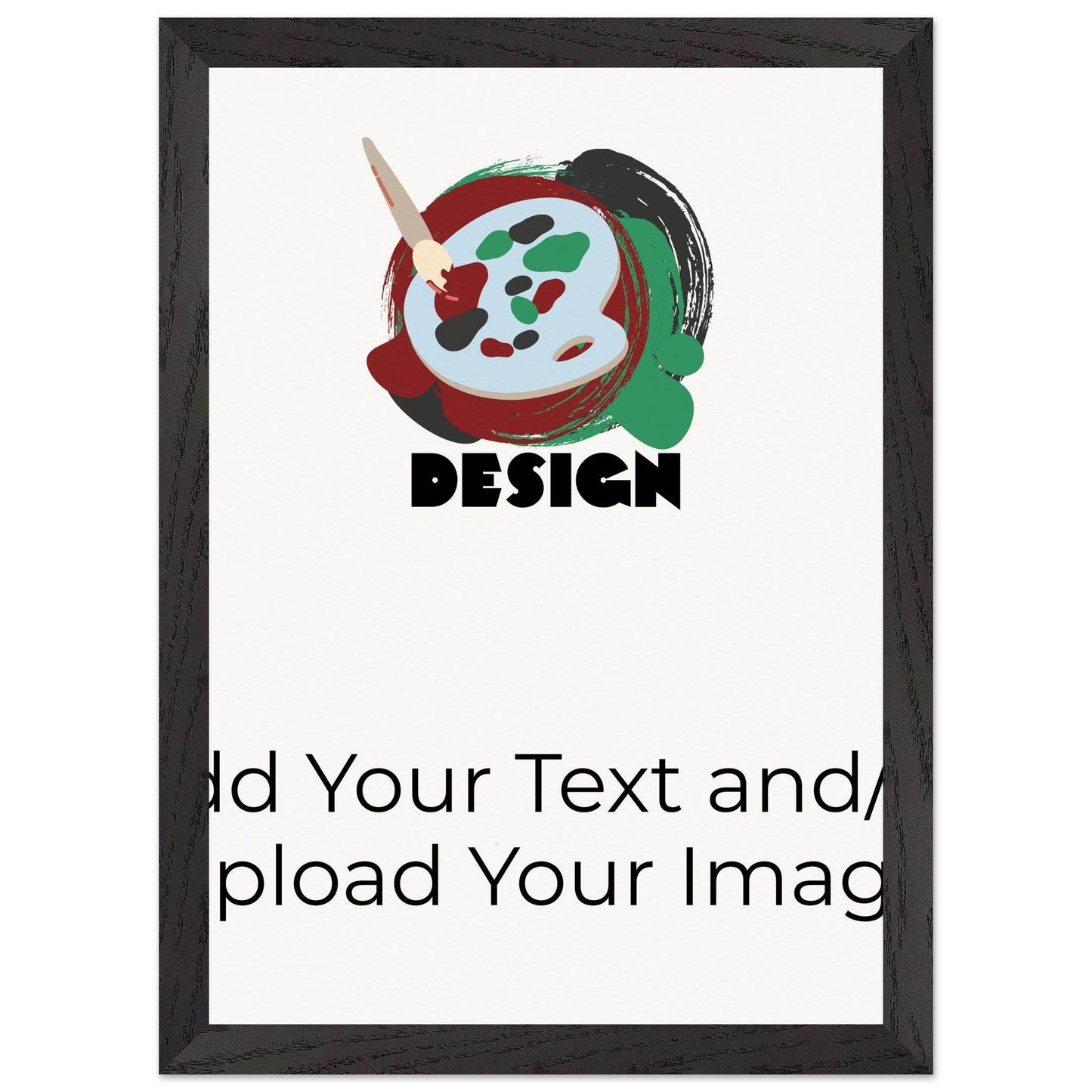Personalised Premium Wooden Framed Poster With Museum-Quality Matte Paper - The Aesthete