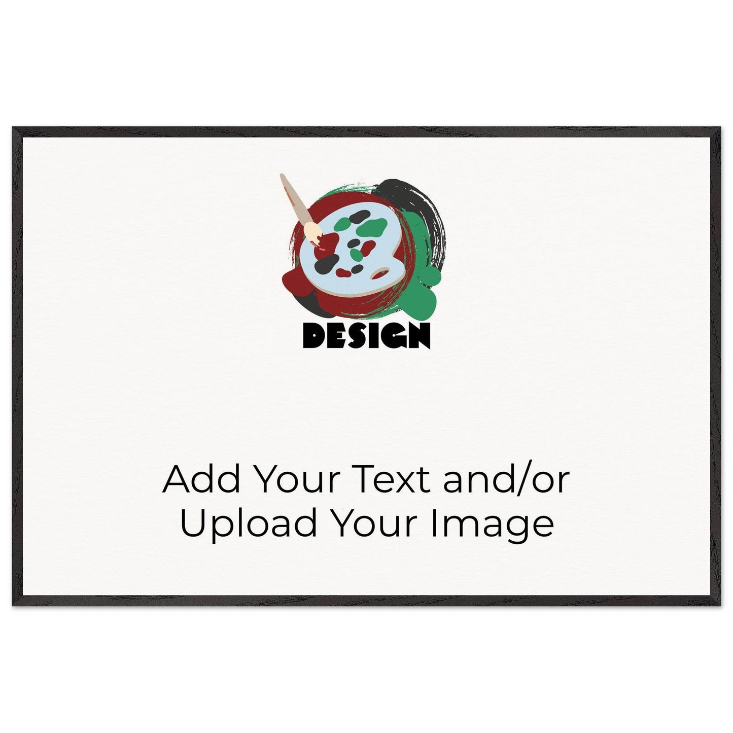 Personalised Premium Wooden Framed Poster With Museum-Quality Matte Paper - The Aesthete
