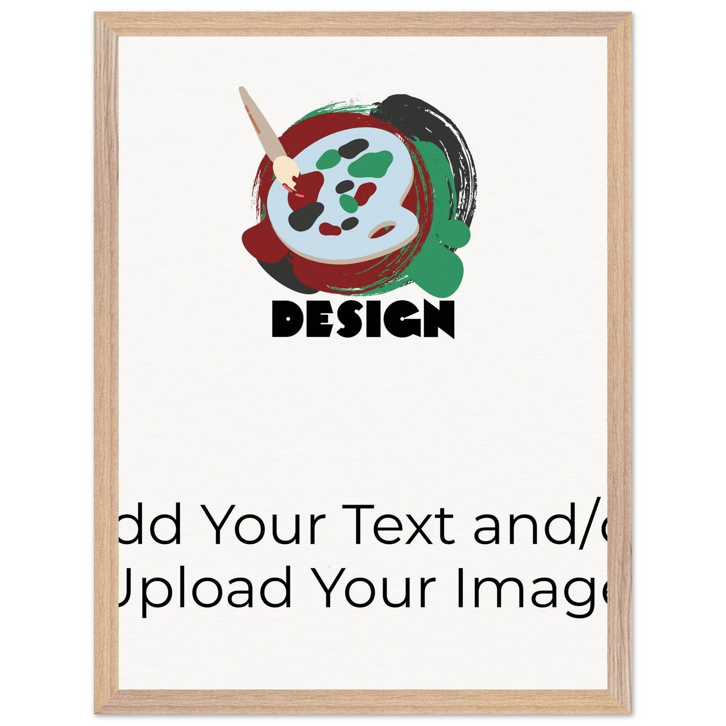 Personalised Premium Wooden Framed Poster With Museum-Quality Matte Paper - The Aesthete