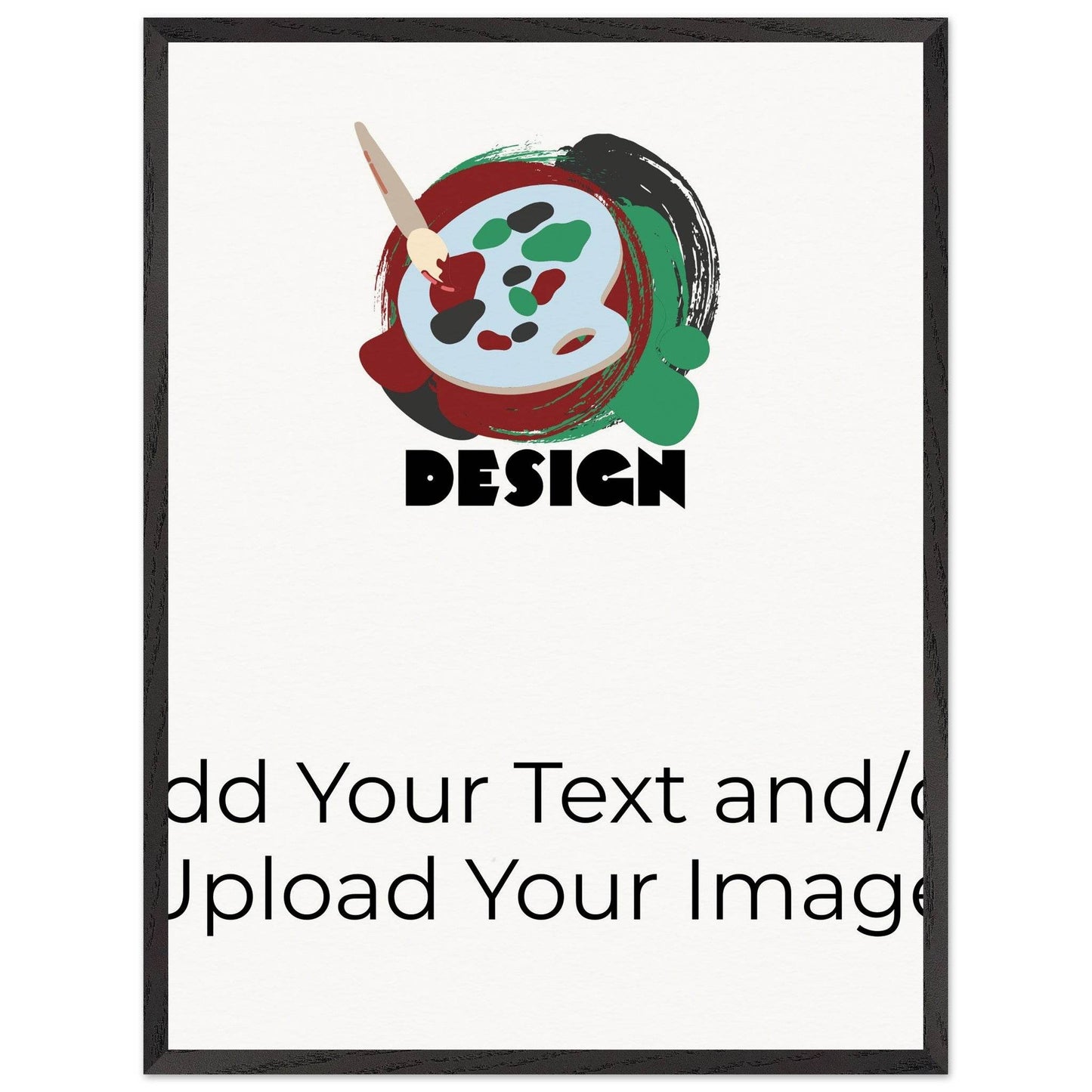 Personalised Premium Wooden Framed Poster With Museum-Quality Matte Paper - The Aesthete