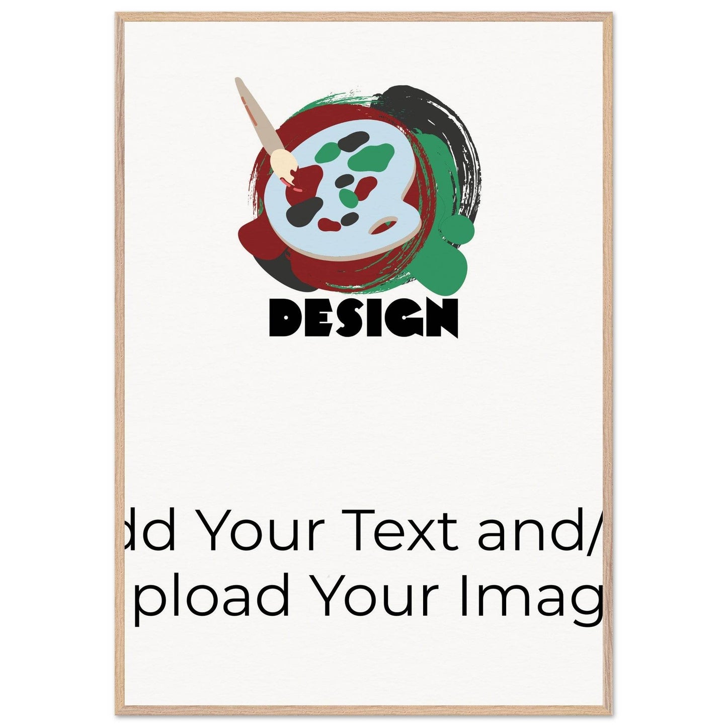 Personalised Premium Wooden Framed Poster With Museum-Quality Matte Paper - The Aesthete
