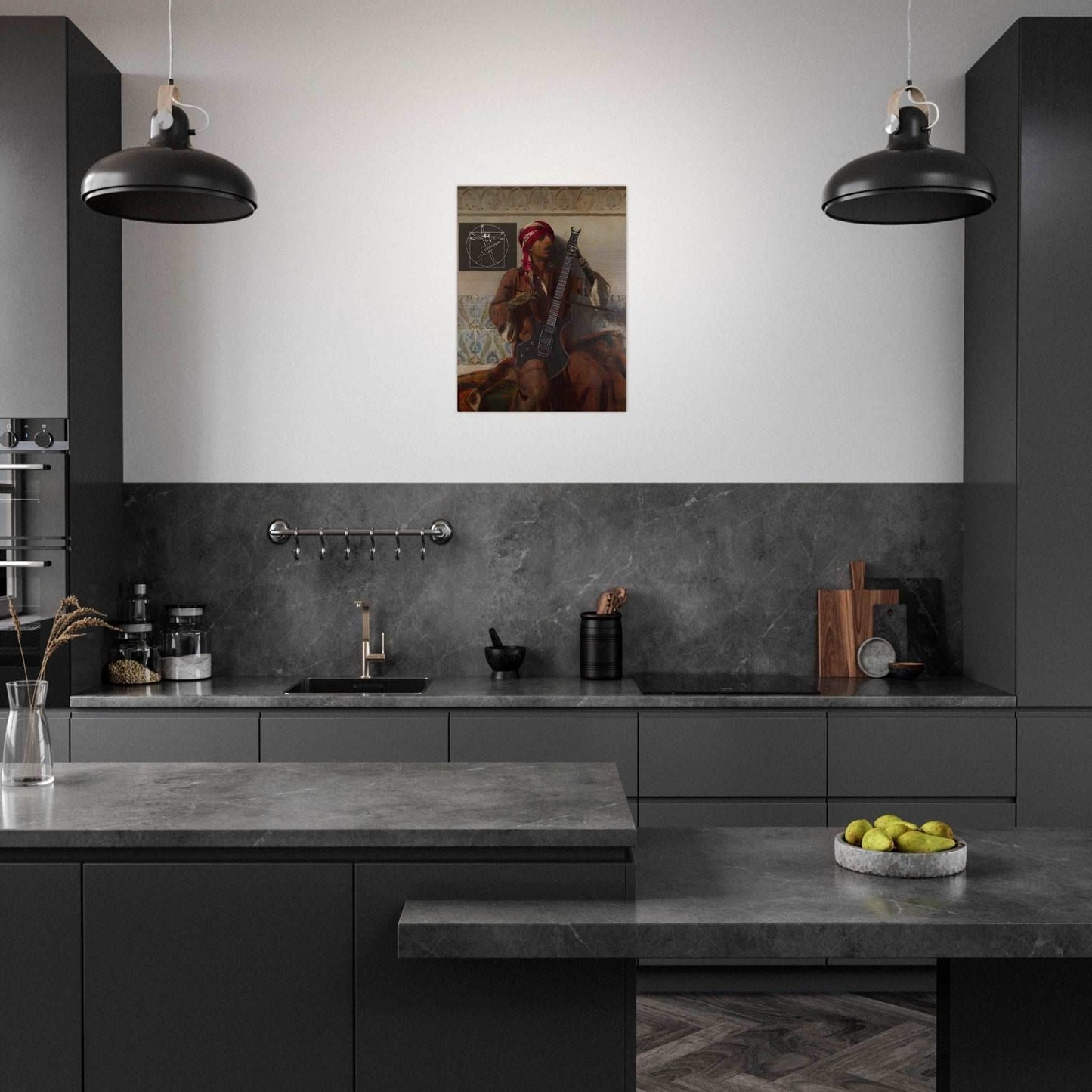 “Inked Harmonies” Wall Art - The Aesthete