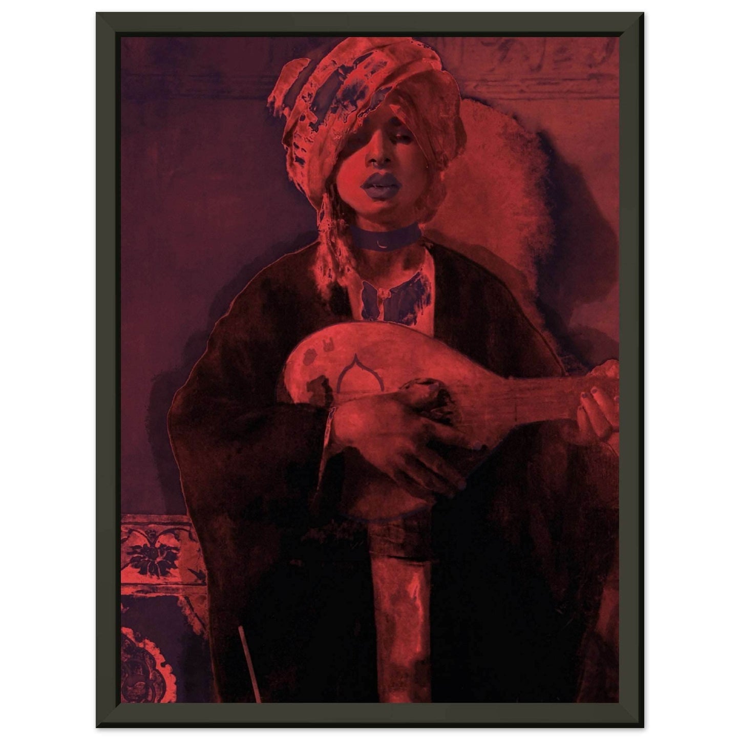 Gothic Oud: Framed Poster of Tradition and Rebellion - The Aesthete