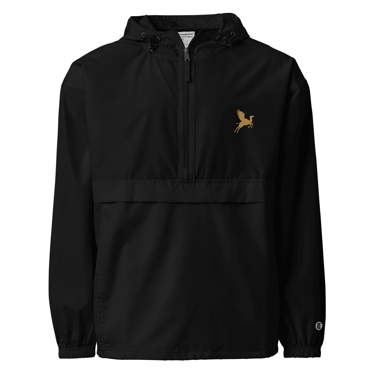 Flying Camel Embroidered Champion Packable Jacket - The Aesthete