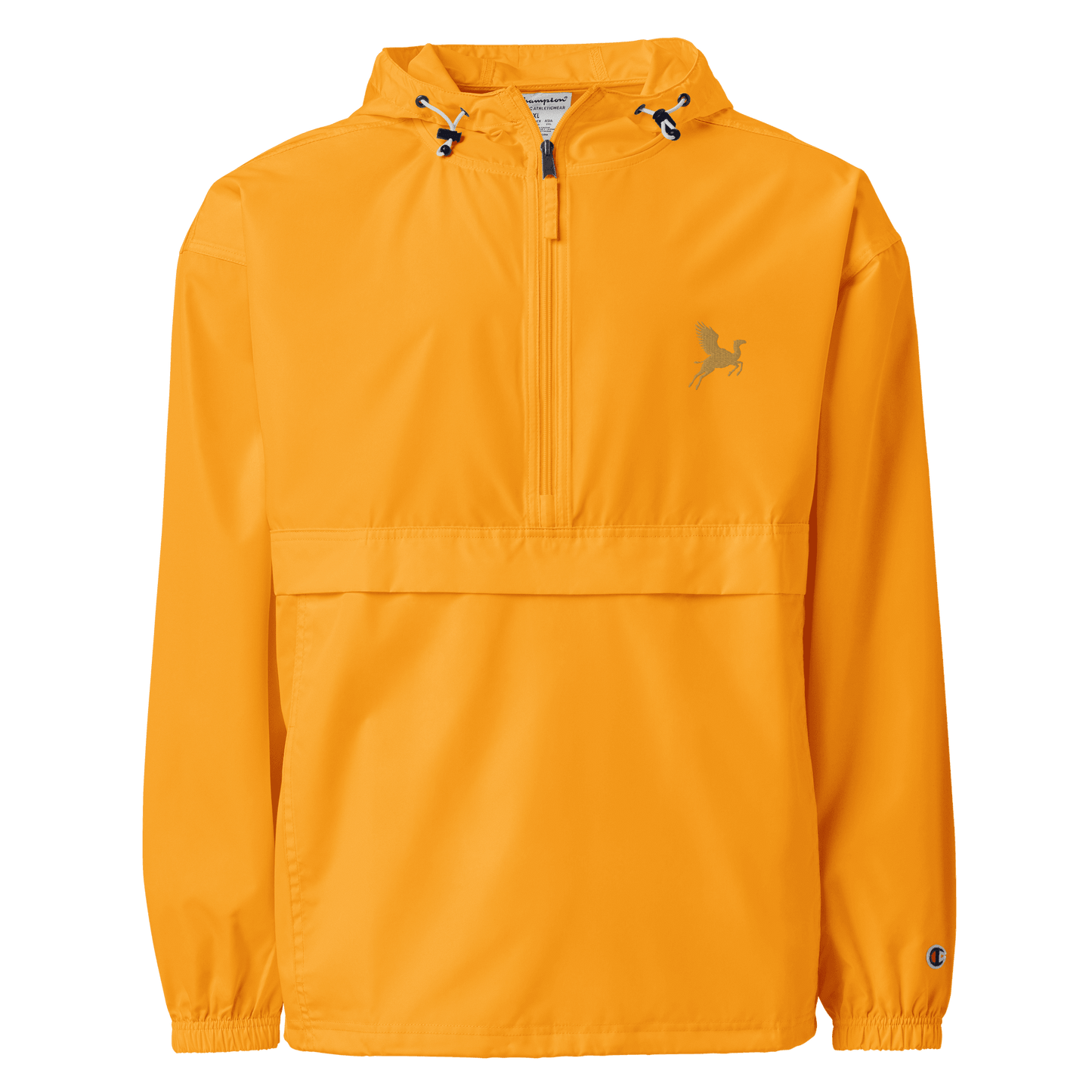 Flying Camel Embroidered Champion Packable Jacket - The Aesthete