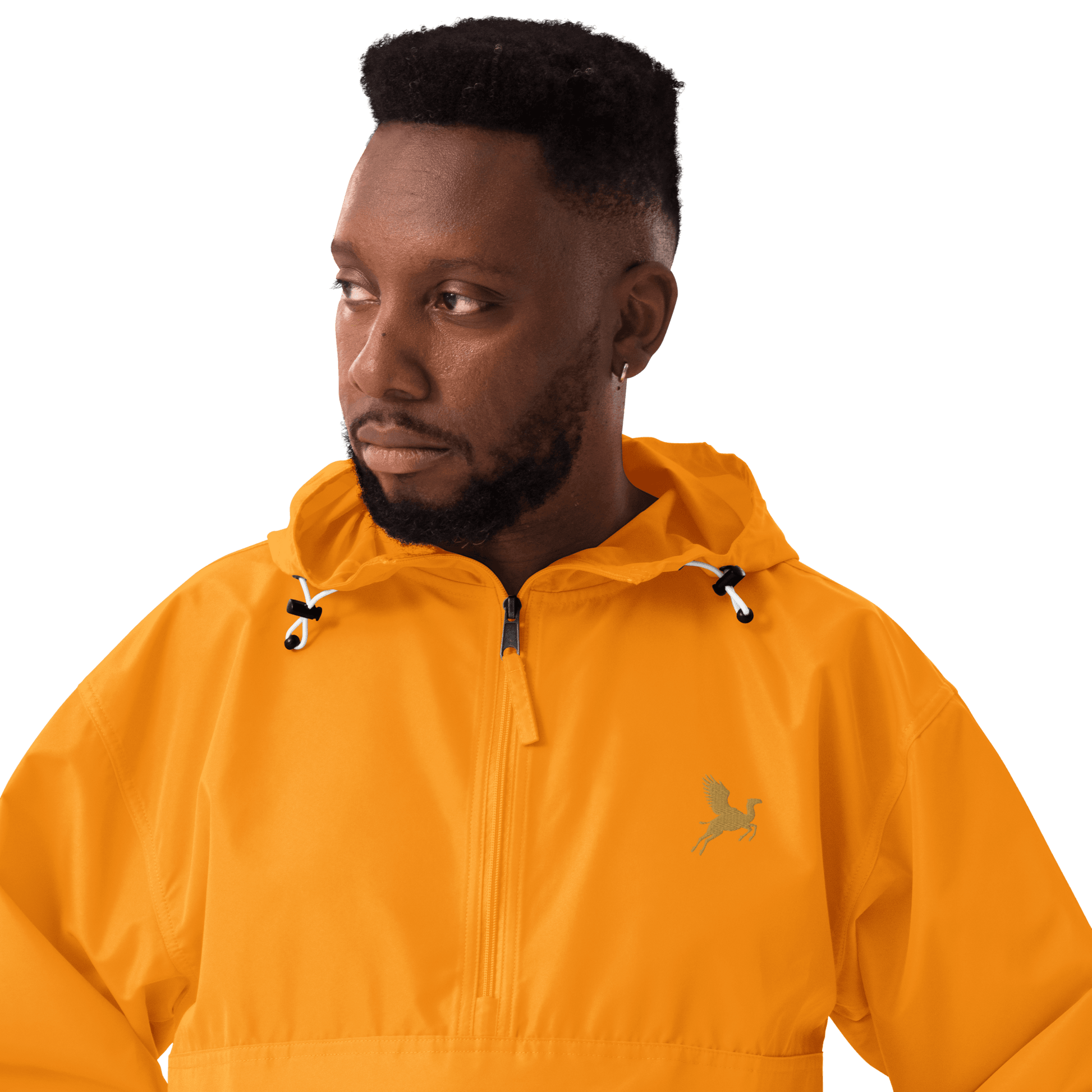 Flying Camel Embroidered Champion Packable Jacket - The Aesthete