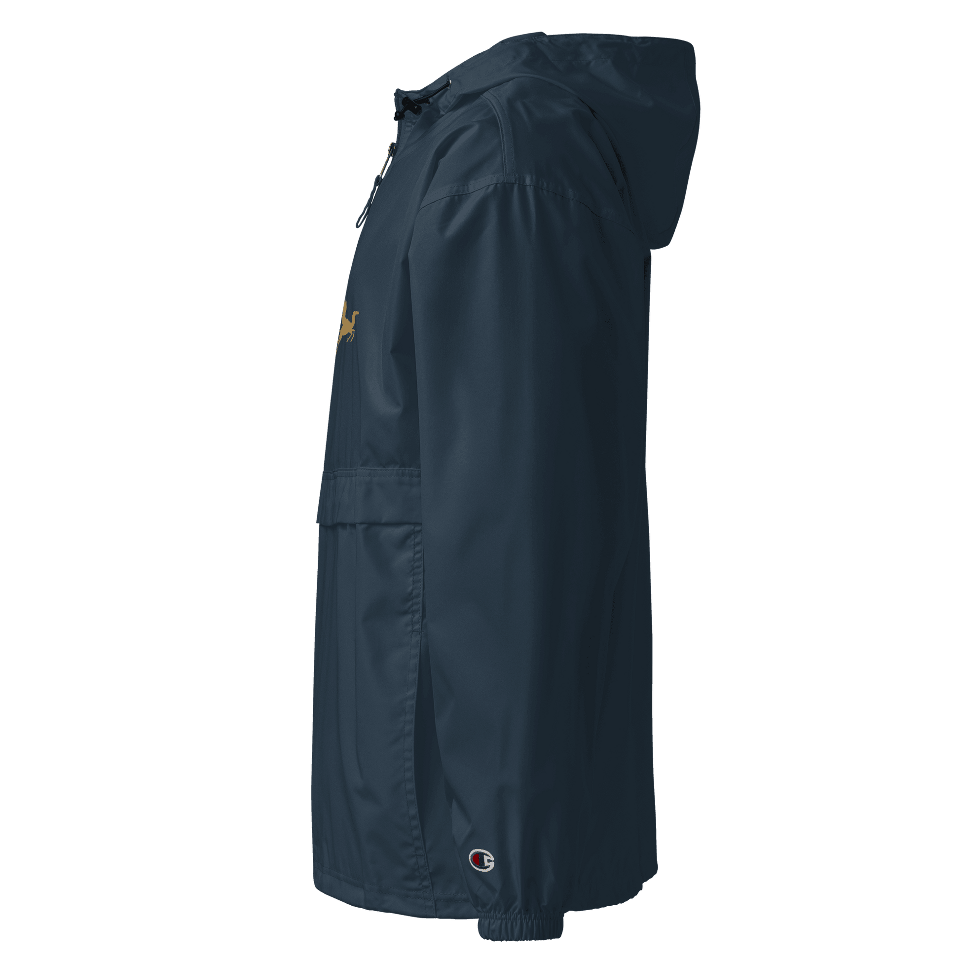 Flying Camel Embroidered Champion Packable Jacket - The Aesthete