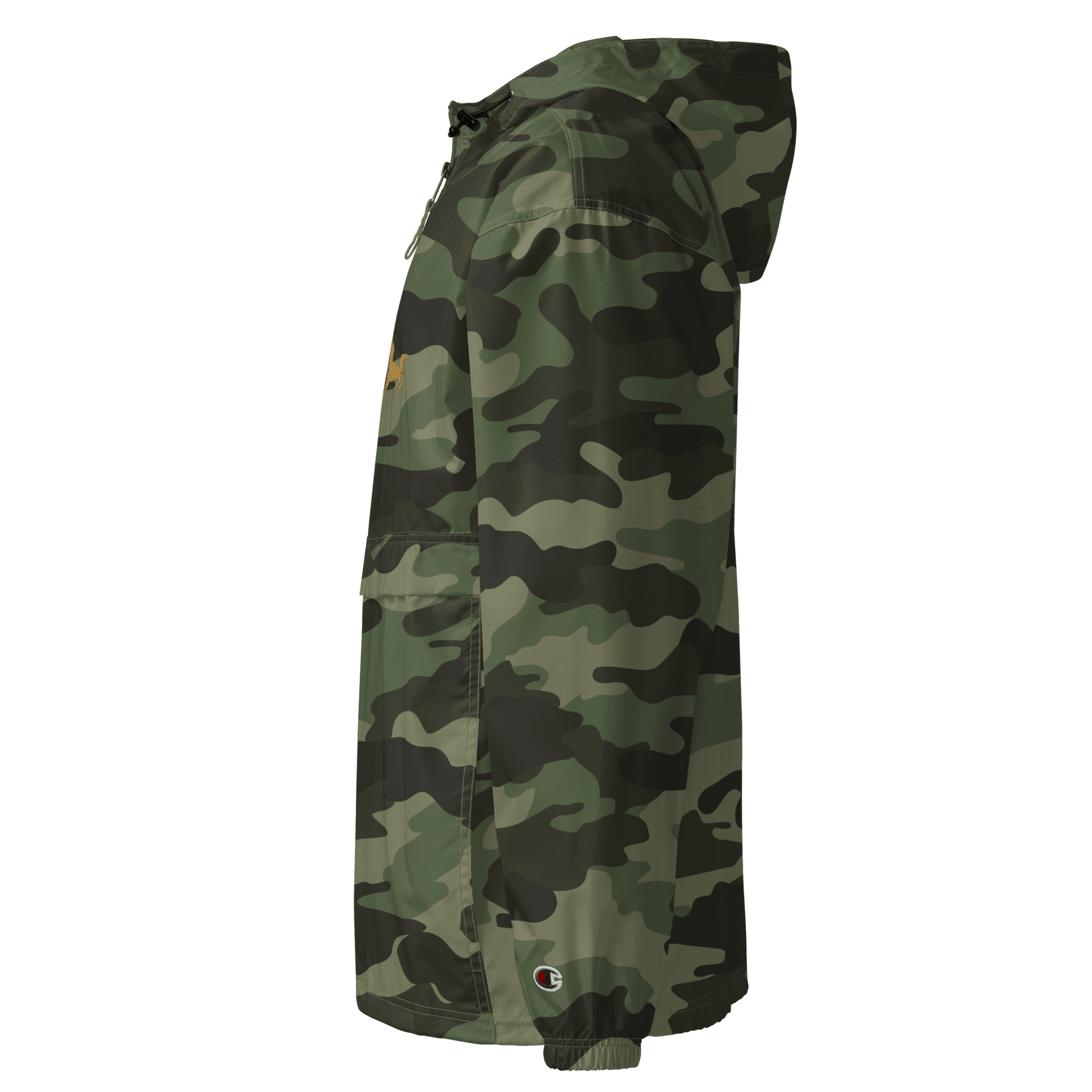 Flying Camel Embroidered Champion Packable Jacket - The Aesthete