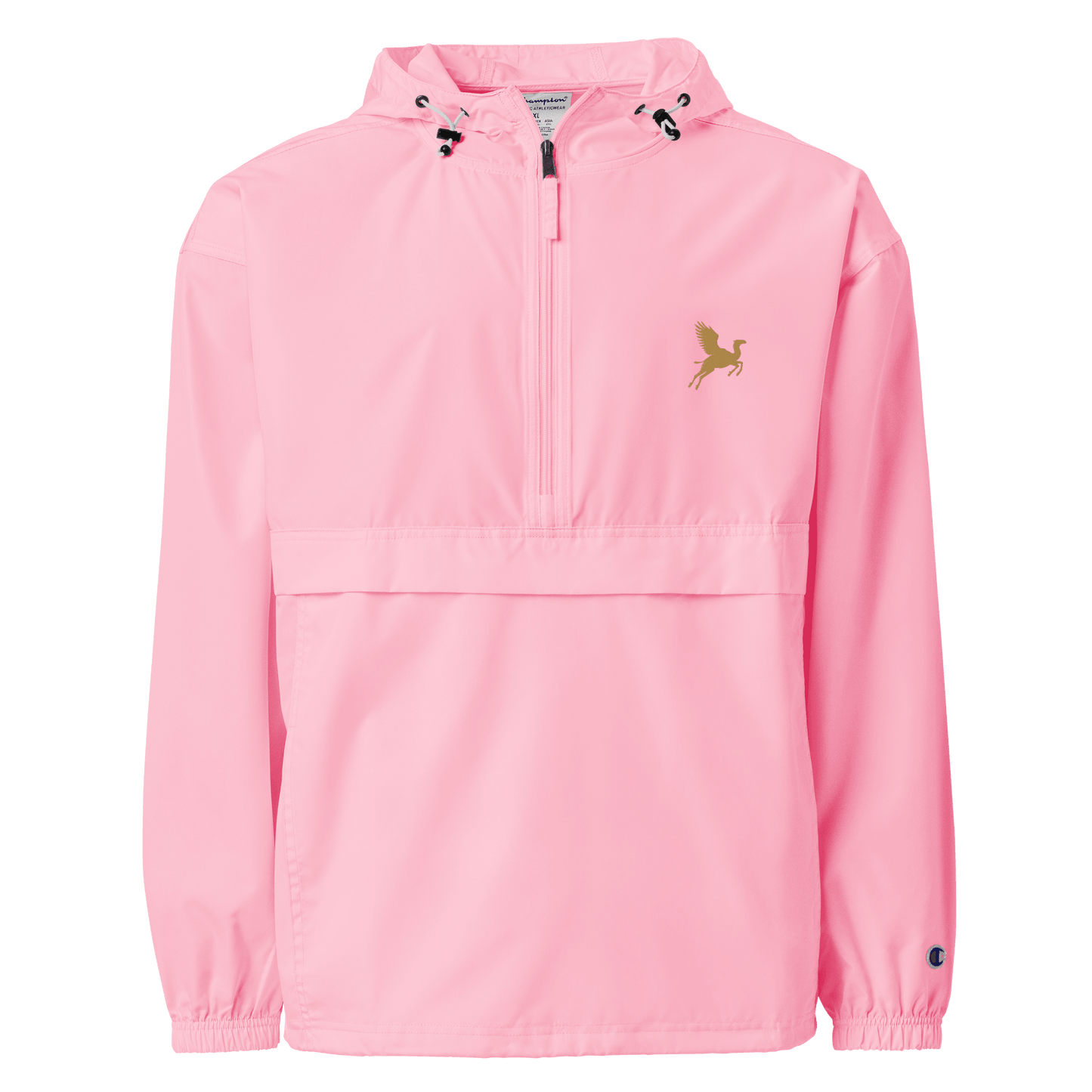 Flying Camel Embroidered Champion Packable Jacket - The Aesthete